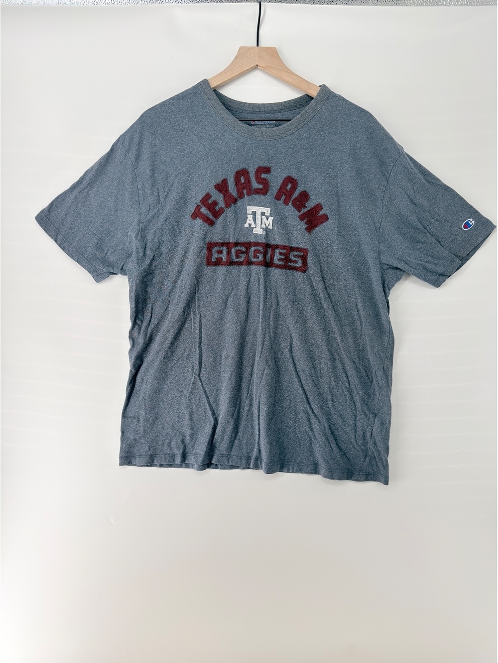 Vintage Texas A&M Aggies Champion T-Shirt 2XL Gray
